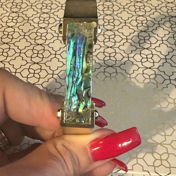 Kendra Scott Kailey Hinge Cuff Bracelet Abalone - Please READ description - Picture 8 of 14